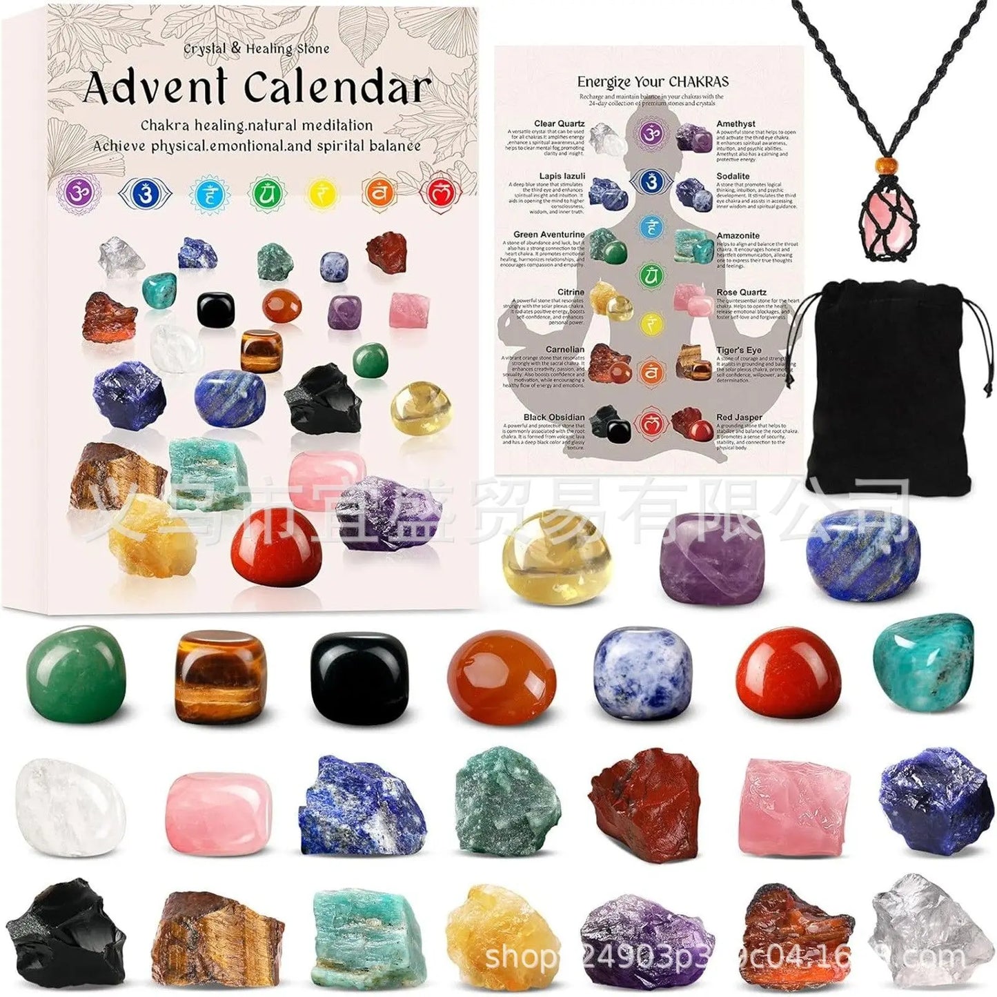 Crystal Growing Kit JV Advent Calendar 2025 24 Days Crystal Gemstones Minerals Rocks & Fossils Advent Calendars Gift for Kids