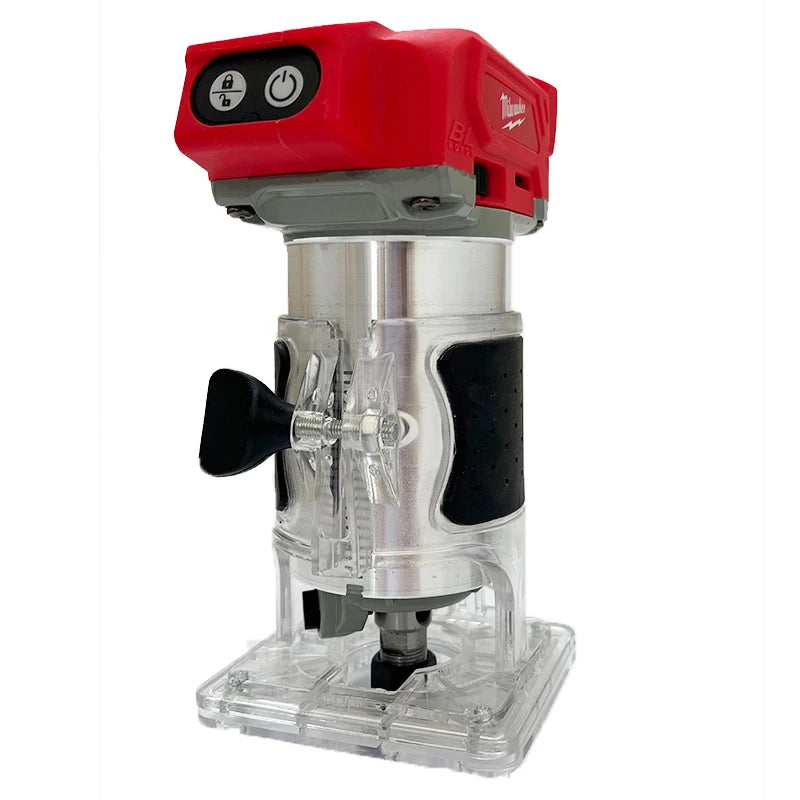 Milwaukee 18V Brushless Electric Trimmer 800W 30000RPM Cordless Compact Router 5-Speeds Woodworking Trimming Machine For 18V Battery