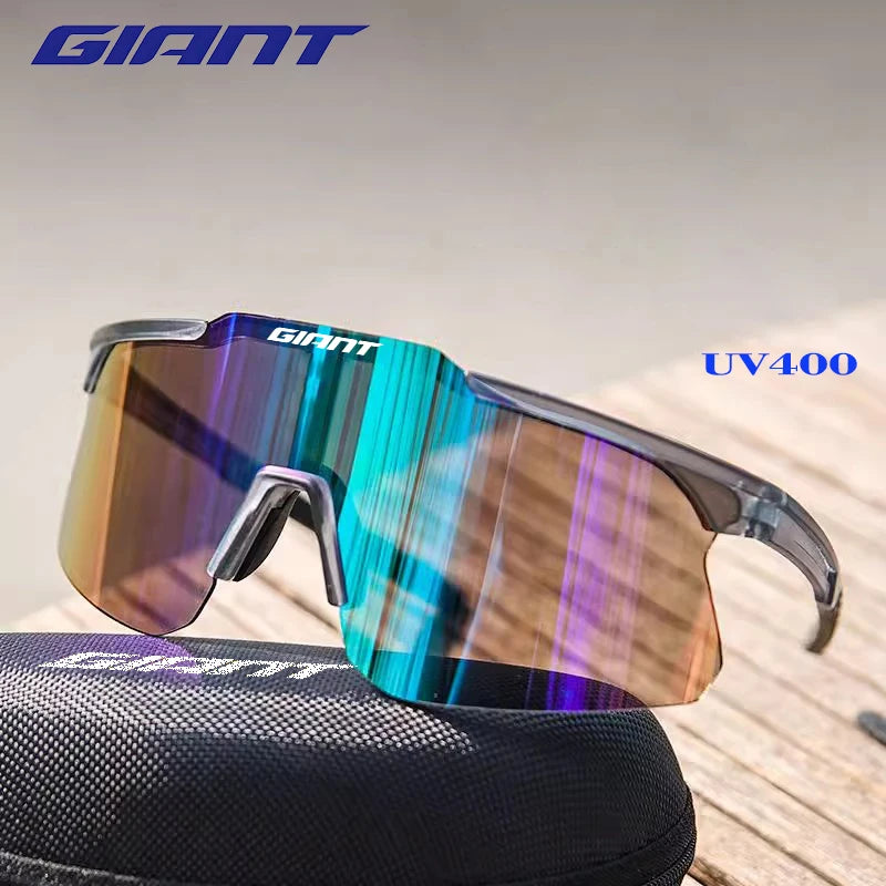 Giant JV new cycling Glasses UV400 Protection, Anti-Fog, Sports Sunglasses for Men Women with case