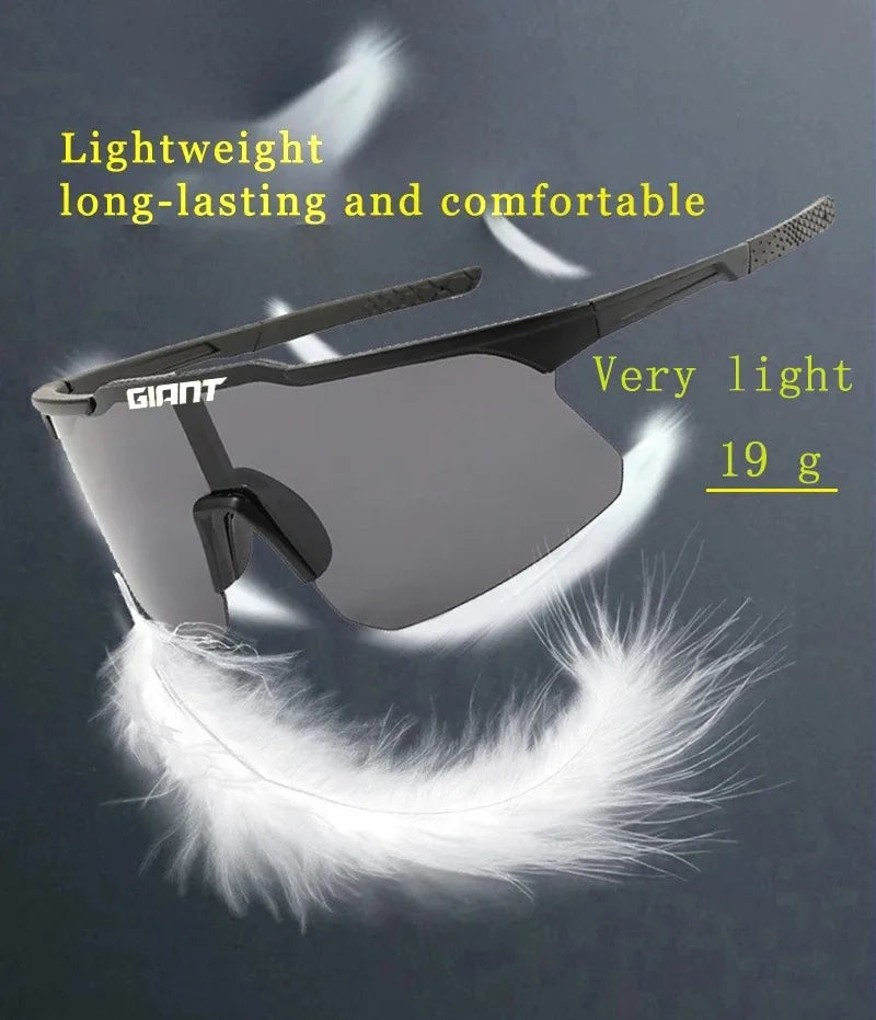 Giant JV new cycling Glasses UV400 Protection, Anti-Fog, Sports Sunglasses for Men Women with case