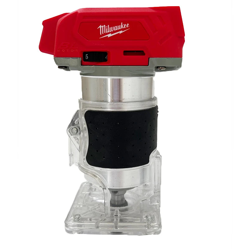 Milwaukee 18V Brushless Electric Trimmer 800W 30000RPM Cordless Compact Router 5-Speeds Woodworking Trimming Machine For 18V Battery