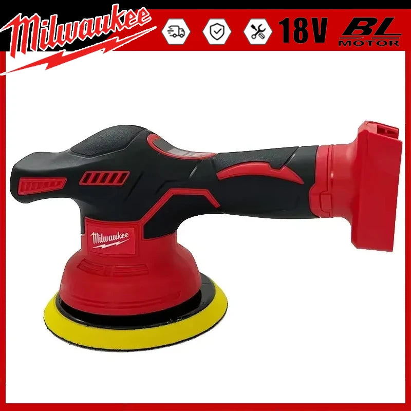Milwaukee 18V Polisher 8 Gears Milwaukee Cordless Digital Display Electric Polisher Auto Car Waxing Polishing Machine For Lithium Battery