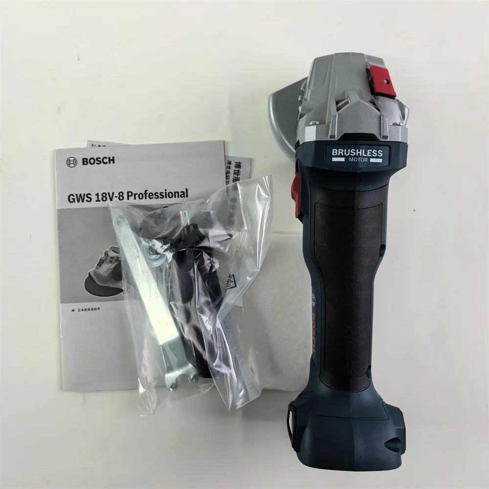 Bosch GWS 18V-8 Professional 18V Cordless Angle Grinder M10 100mm Brushless Cutting Machine 11,000 rpm Power Tools