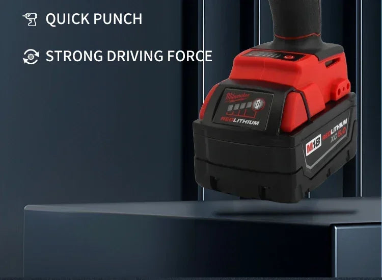 Milwaukee 18v brushless impact driver High efficiency torque lithium battery impact driver electric power tool