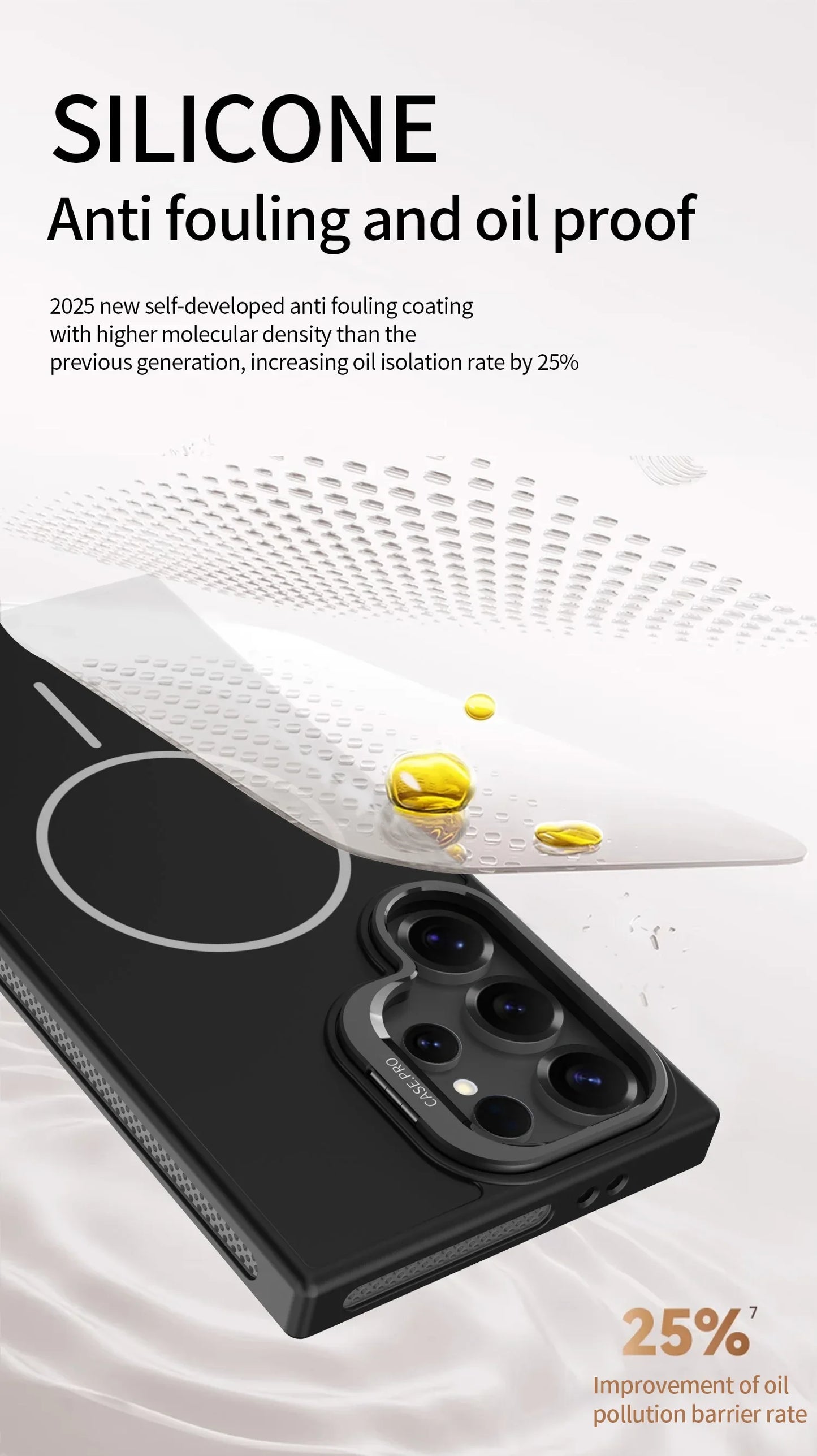 Samsung Galaxy Invisible Bracket Cooling Function Case for Samsung Galaxy S25 S24 Ultra with MagSafe Wireless Charging Drop Protection Cover