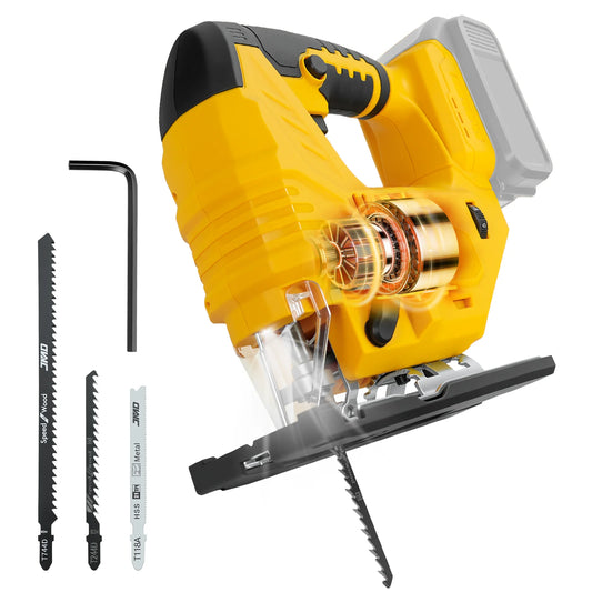 DeWalt Compatible 18v 20V Max 750W Brushless Jig Saw 2700RPM 7-Speed