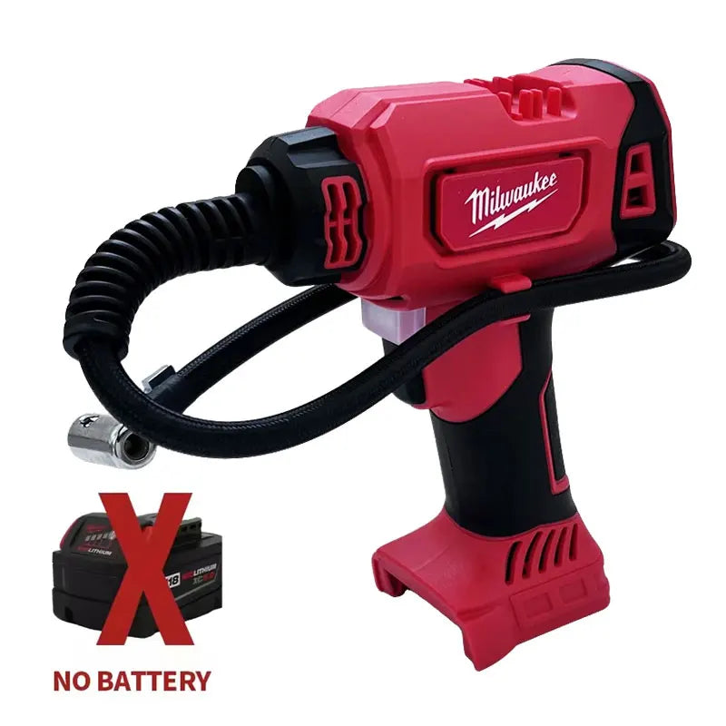 Milwaukee 18V Battery Electric Air Pump Cordless Car Tire Automatic Inflator Handheld Air Compressor Power Tools