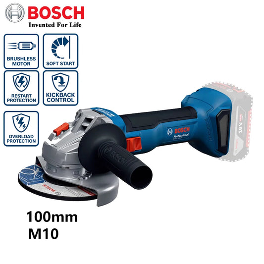 Bosch GWS 18V-8 Professional 18V Cordless Angle Grinder M10 100mm Brushless Cutting Machine 11,000 rpm Power Tools