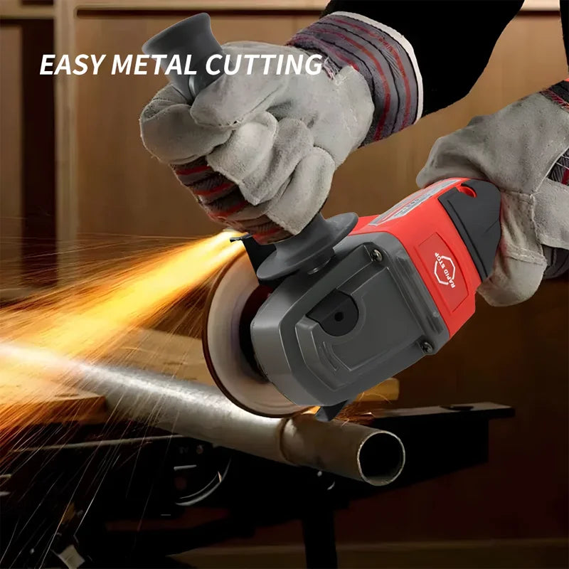Milwaukee 18V 125mm and 100mm Brushless Angle Grinder Polishing Cutting Machine No-Lock Paddle Switch Electric Cordless Power Tools