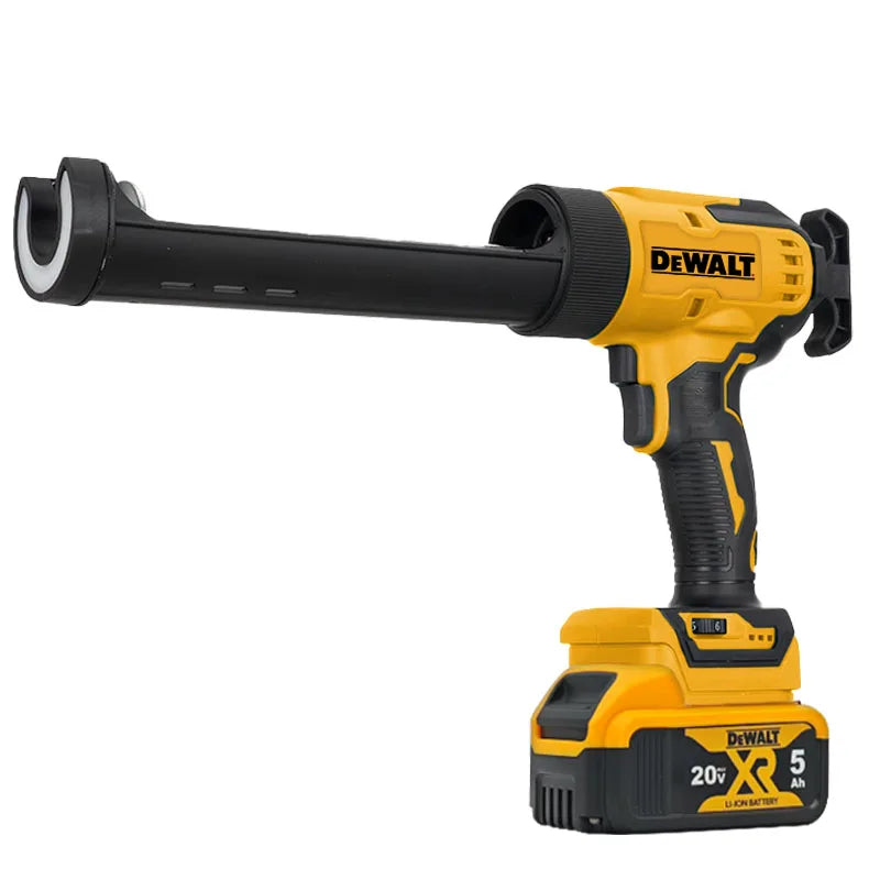 Dewalt 18V 20V Max Caulking Gun 6 Gear Adjustable Speed Cordless Caulking Gun Glass LED Electric Silicone Gun