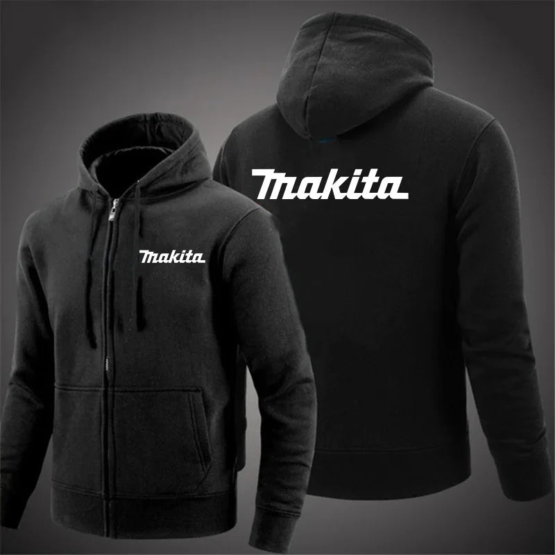 Makita Unisex Zipped Hooded Jacket