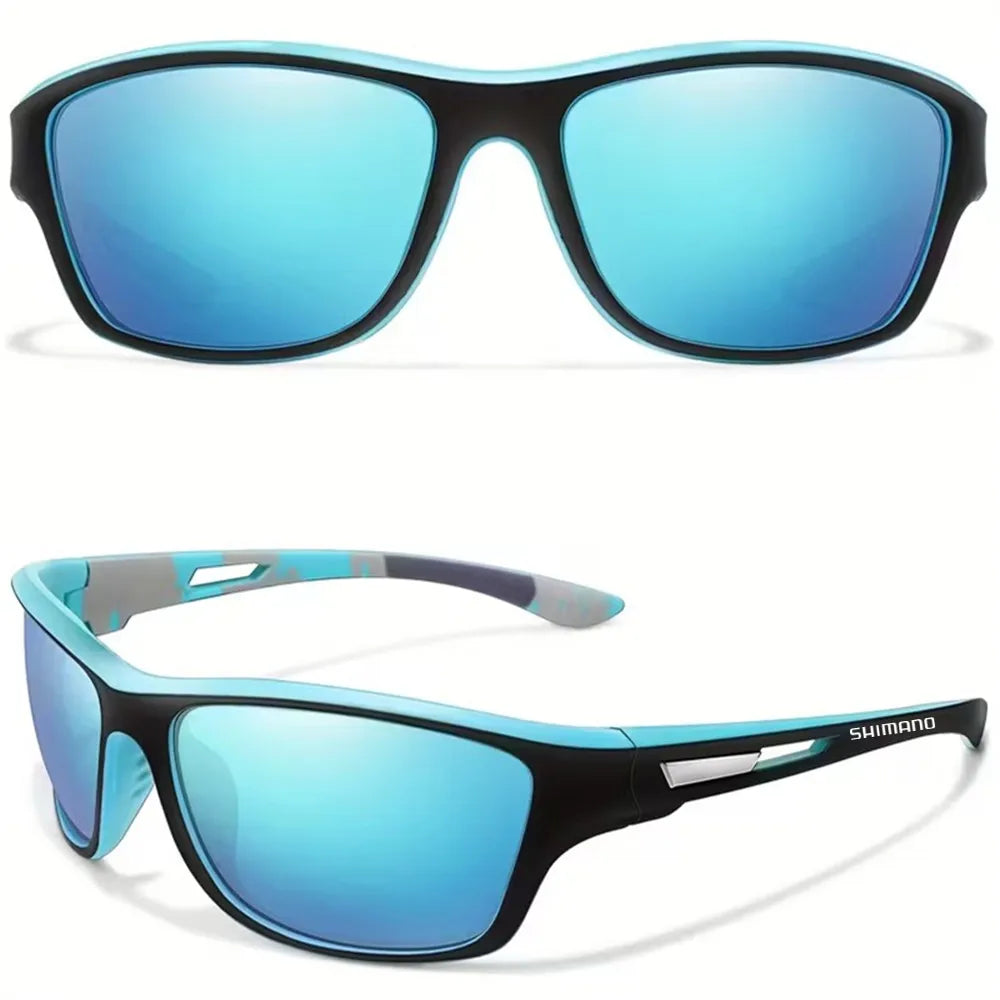 Shimano Unisex Polarized Sunglasses UV400 Outdoor Sports Protective Fashion Sunglasses for Hunting Fishing Driving And Cycling