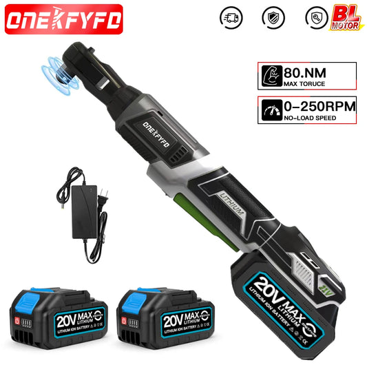 Makita Compatible 18V JV ONEKFYFD 3/8Inch Electric Ratchet Wrench Cordless Variable Speed Wrench Impact Driver Power Tool For 18V Lithium-Ion Battery