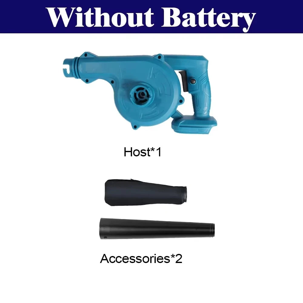 Makita Compatible 18V Cordless Electric Air Blower 2 In 1 Air Blower & Suction Handheld Leaf Computer Dust Collector Cleaner For Makita 18V Battery