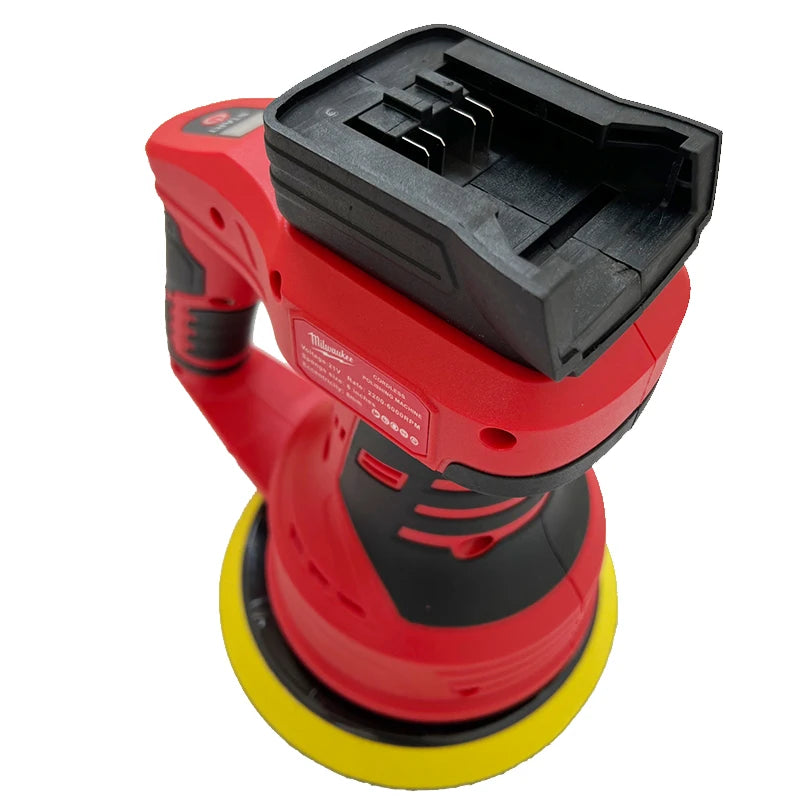 Milwaukee 18V Cordless Car Polisher 8 Gears Brushless Electric Polishing Machine Waxing Sanding Sealing Power Tools For 18V Battery