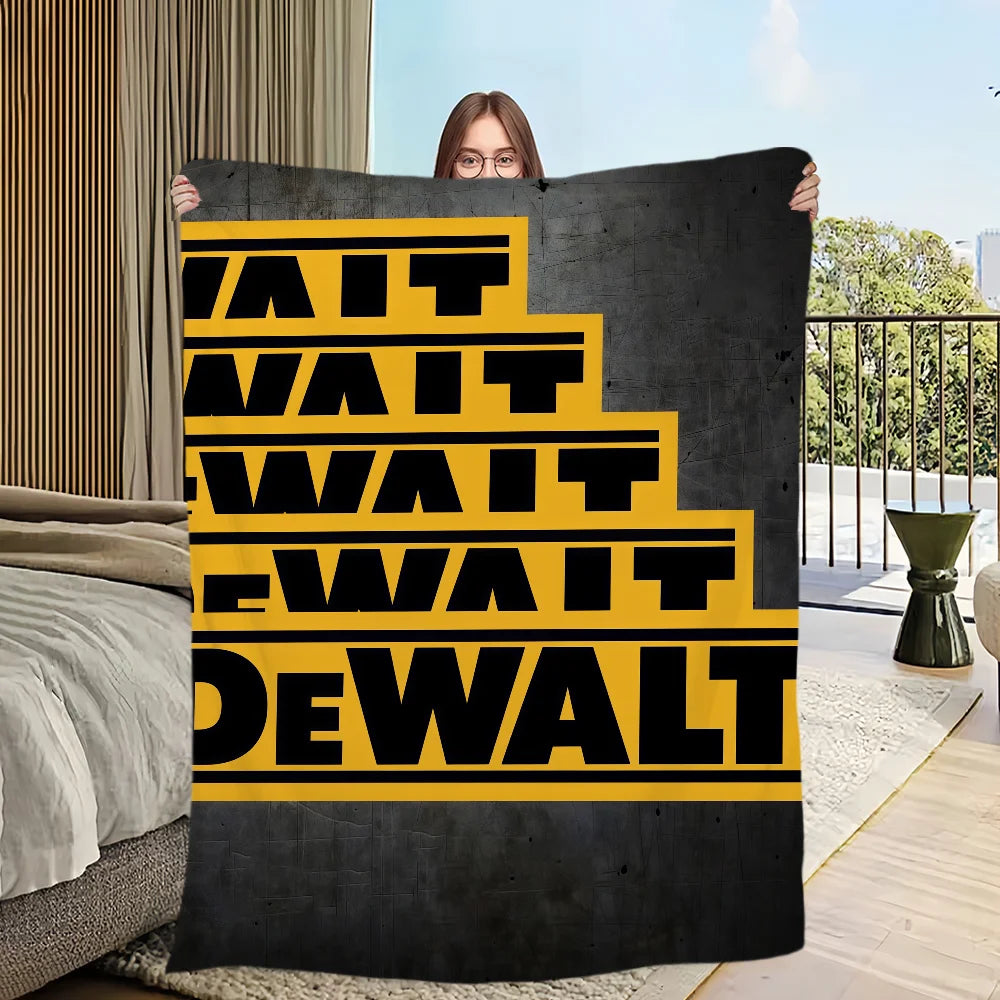 DeWalts Blanket Soft Comfortable Nap Plush Suitable For Living Room Office Bedroom Birthday Home Kid Gift
