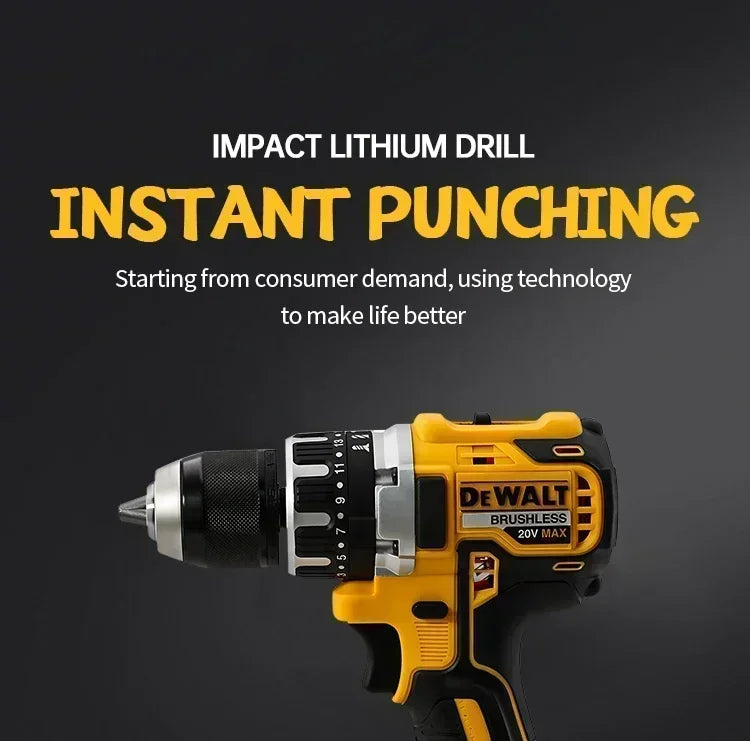 DeWalt Dcd796 18v - 20v Brushless Lithium Drill 13mm - with battery options FLASH SALE