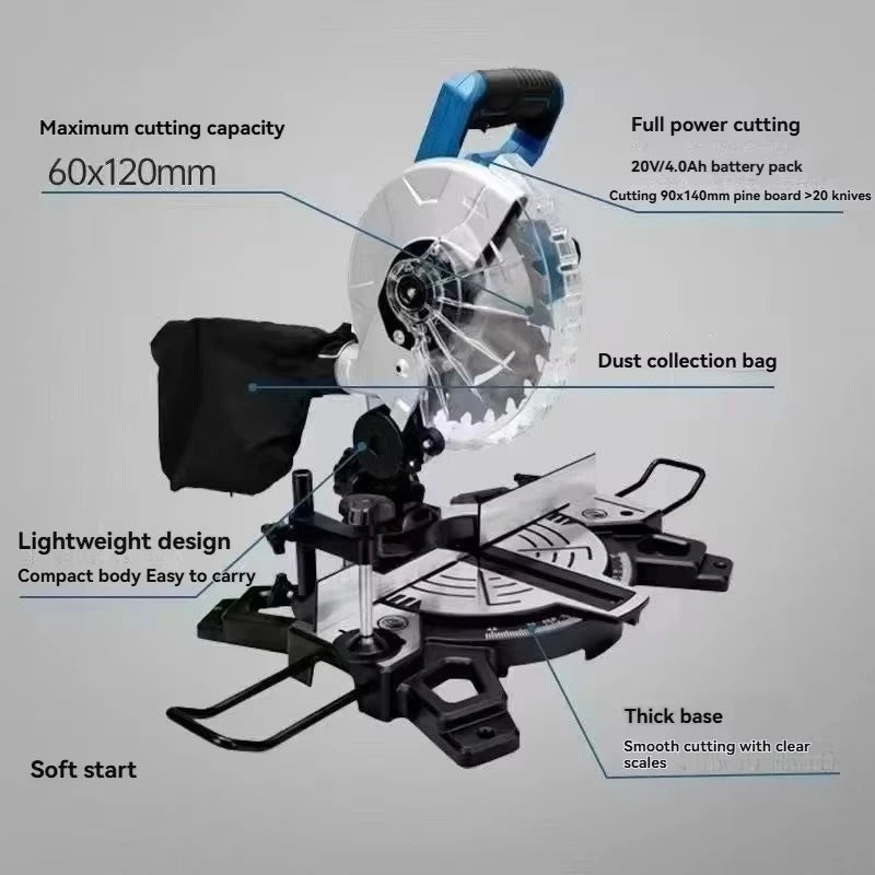 Makita 18V Compatible JV Battery powered saw Cordless chainsaw carpentry table saw circular rechargeable saw circular saw for makita 18V Battery