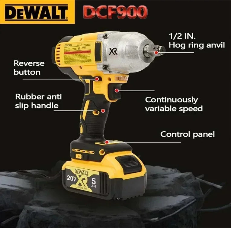 DEWALT 18V 20V Max DCF900 1/2-inch High Torque lmpact Wrench