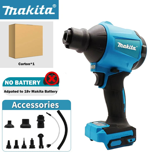 Makita 18v high-power air dust removal gun for blowing dust in narrow spaces power tools