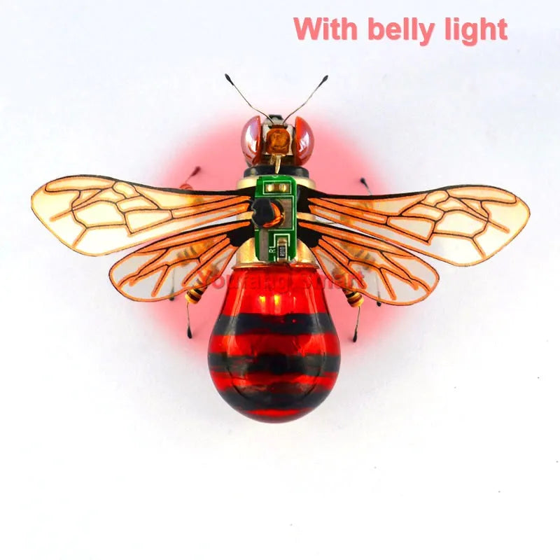 Robot JV STEAM DIY Robotic Insects Science Invention Electronic Animal for School Competition Non-soldered DIY Kit Stem Toys Robot Animal