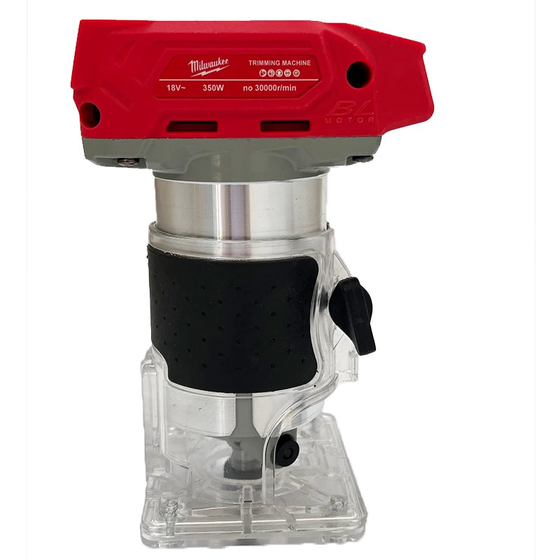 Milwaukee 18V Brushless Electric Trimmer 800W 30000RPM Cordless Compact Router 5-Speeds Woodworking Trimming Machine For 18V Battery