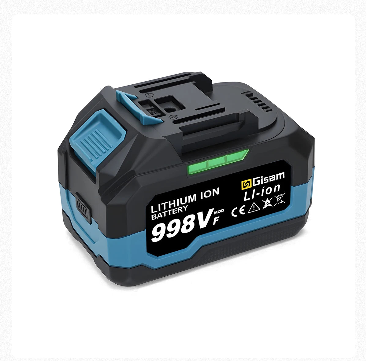 Makita Compatible 18V Gisam Rechargeable Battery 4.0AH 6.0AH Power Tool Lithium battery Led indicator batteries Pack For Makita 18v Battery Pins