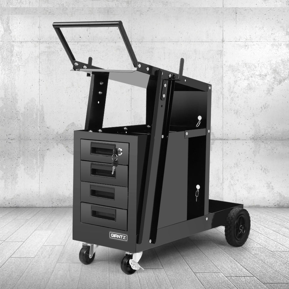 Giantz Welding Trolley Cart 4 Drawer MIG TIG ARC Welder Plasma Cutter.
