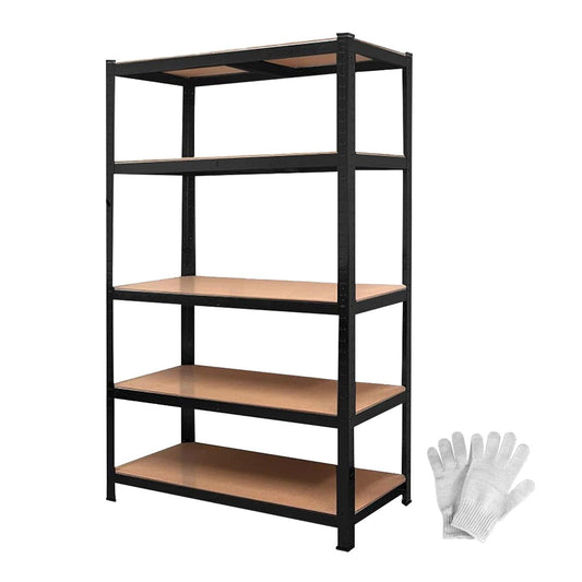 Garage Shelving - Heavy Duty Warehouse Shelving 75x30x152cm Steel Storage Rack