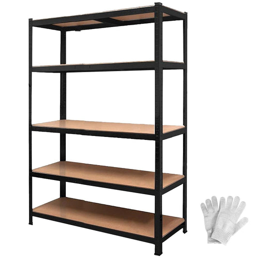 Garage shelving Heavy Duty Steel Warehouse Shelving Rack Storage 180cm