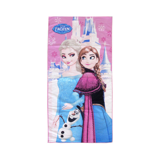 Frozen Elsa & Anna Kids microfiber Cartoon Printed Microfiber Beach Towel 70 x 137 cm