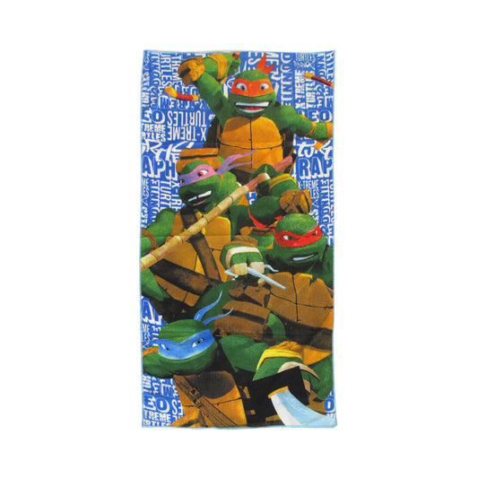 Ninja Turtles Microfiber Kids Cartoon Printed Microfiber Beach Towel 70 x 137 cm