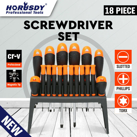 Horusdy 18Pc magnetic Screwdriver Set with stand.