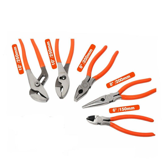 Horusdy 5Pc Pliers/side cutter set.
