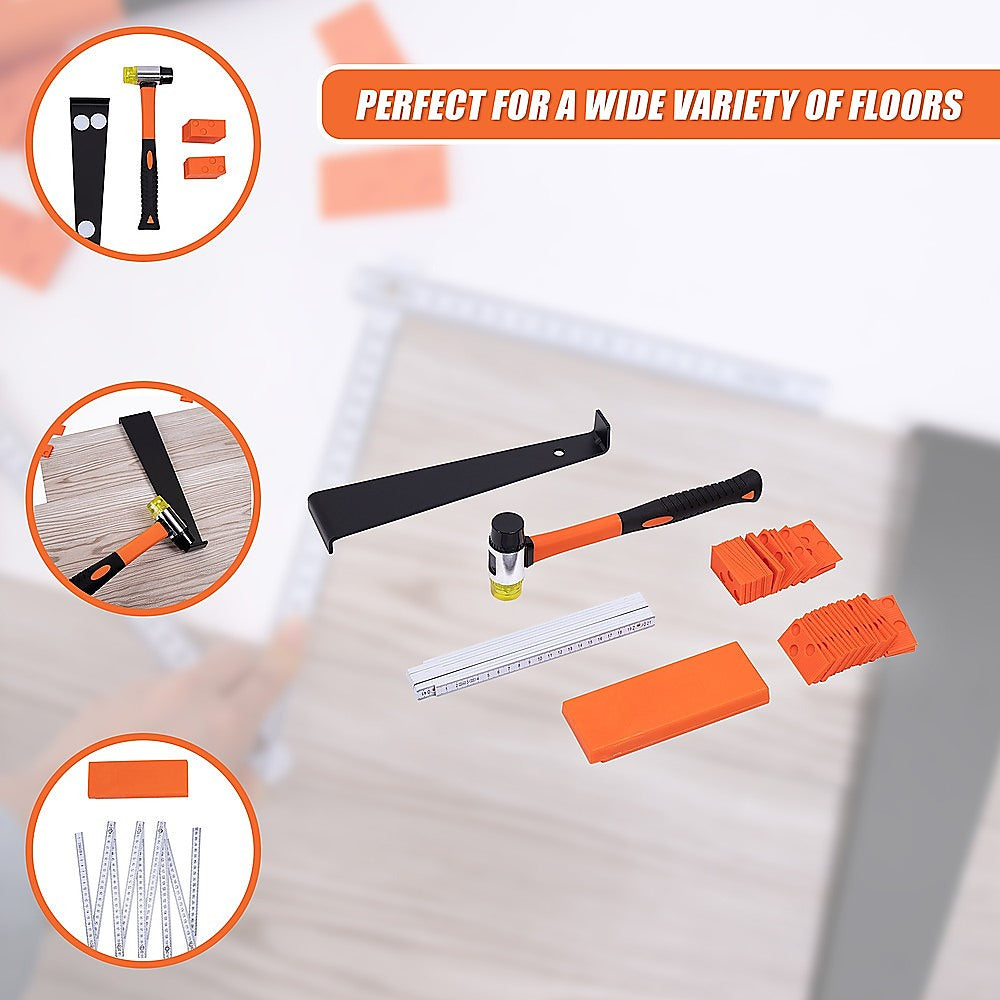 Laminate Wood 48pc Flooring Installation Kit.