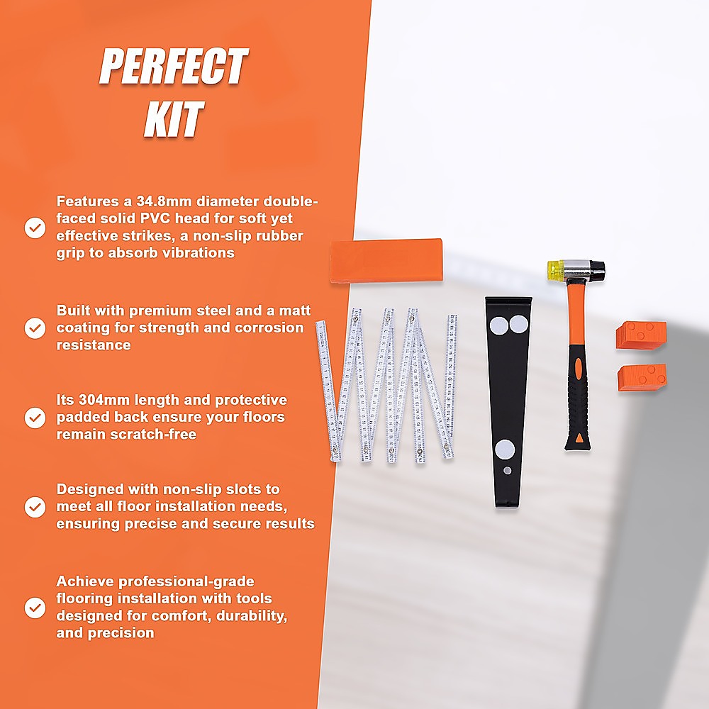 Laminate Wood 48pc Flooring Installation Kit.
