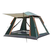 Tent Waterproof Camping tent with Awning - Size: 210x210x140cm, charming and sturdy for outdoor excursions