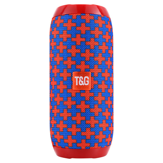Portable Bluetooth Speaker Red (cross red) - HiFi 360 Degree Audio Wireless Mini Speaker, Support Hands-free Calling
