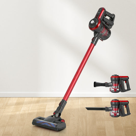 Stick Vacuum Cleaner Brushless Cordless 250W Red