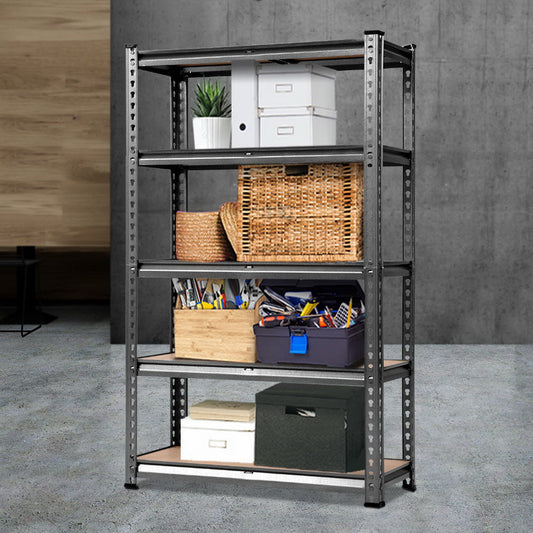 Garage Shelving - Giantz 1.5M x 0.7M Garage Shelving Warehouse Rack Pallet Racking Storage Shelf Charcoal