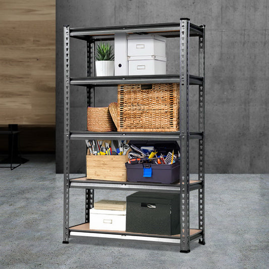 Garage Shelving - Giantz 1.8M x 0.9M Garage Shelving Warehouse Rack Pallet Racking Storage Shelf -Charcoal