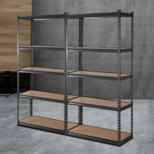 Garage shelving - Giantz 2x1.8M x 0.9M Garage Shelving Warehouse Rack Pallet Racking Storage Charcoal